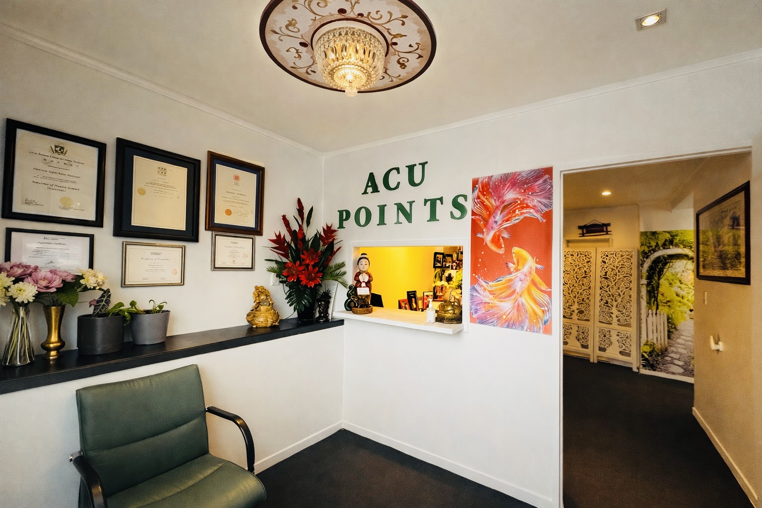 ACUPOINTS reception area